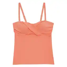 Decathlon Dames Aceana III Effen Tankini Top (Schelp Roze) aanbieding