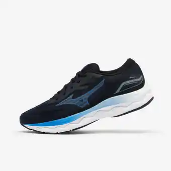 Decathlon Hardloopschoenen voor heren Wave Impulse zwart blauw aanbieding