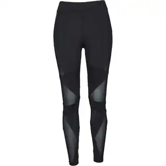 Decathlon Dames Tech Mesh Triangle Leggings (Zwart) aanbieding