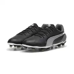 Decathlon KING MATCH FG/AG voetbalschoenen PUMA Black White Cool Dark Gray aanbieding