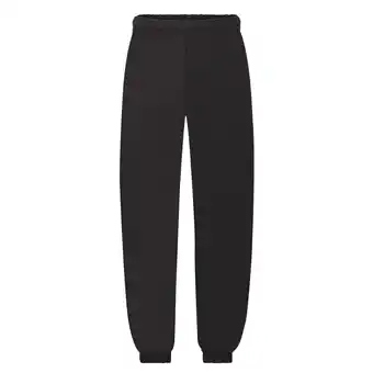 Decathlon Klassieke joggingbroek met elastische manchet voor kinderen/Kinderen (Zwart) aanbieding