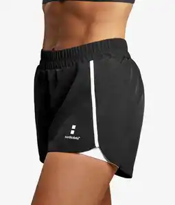 Decathlon Padel/Tennis Trainingsshorts Dames Zwart aanbieding