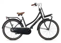 Decathlon Popal Daily Dutch Basic+ N3 - Kinder Transportfiets - 26 Inch - Mat Zwart aanbieding