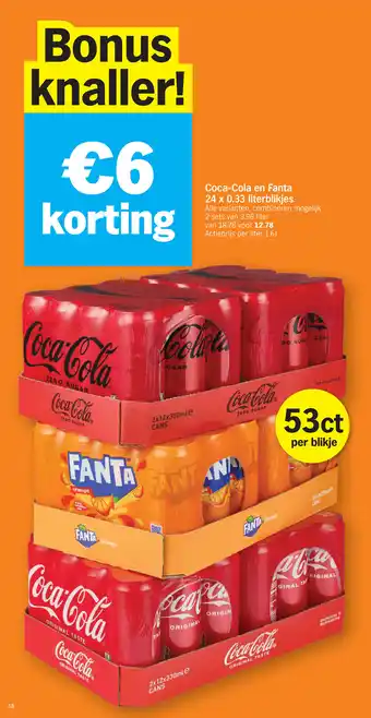 Albert Heijn Coca-Cola en Fanta aanbieding