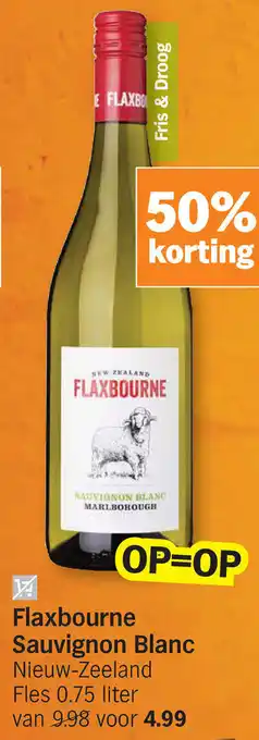 Albert Heijn Flaxbourne Sauvignon Blanc aanbieding