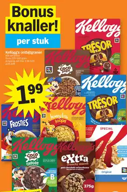 Albert Heijn Kellogg's ontbijtgranen aanbieding