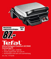 MediaMarkt Tefal Ultra Compact Comfort GC3060 Contactgrill aanbieding