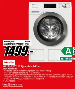 MediaMarkt Miele WCI 890 WCS 125 jaar Gala Edition Wasmachine aanbieding