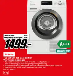 MediaMarkt Miele TCL 690 WP 125 Gala Edition Warmtepompdroger aanbieding