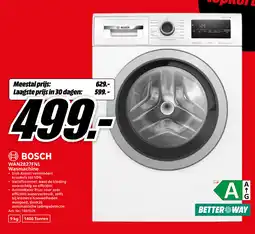 MediaMarkt Bosch WAN2827FNL Wasmachine aanbieding