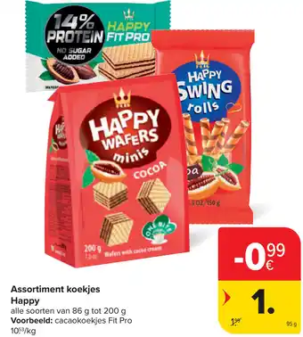 Carrefour Happy Assortiment koekjes aanbieding