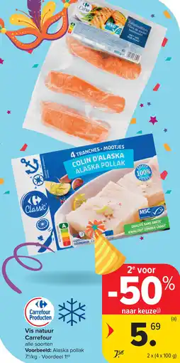 Carrefour Vis natuur Carrefour aanbieding