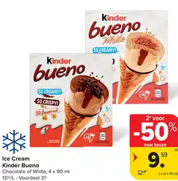 Carrefour Kinder Bueno Ice Cream aanbieding