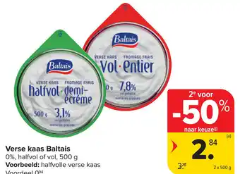 Carrefour Baltais verse kaas aanbieding