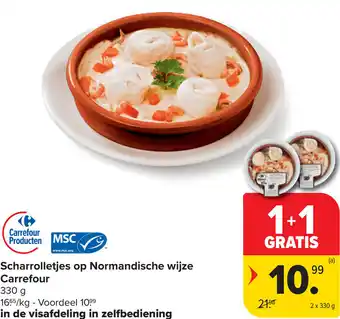 Carrefour Scharrolletjes op Normandische wijze Carrefour aanbieding