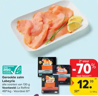 Carrefour Labeyrie Gerookte zalm aanbieding