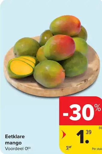 Carrefour Eetklare mango aanbieding