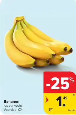 Carrefour Bananen aanbieding