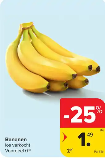 Carrefour Bananen aanbieding