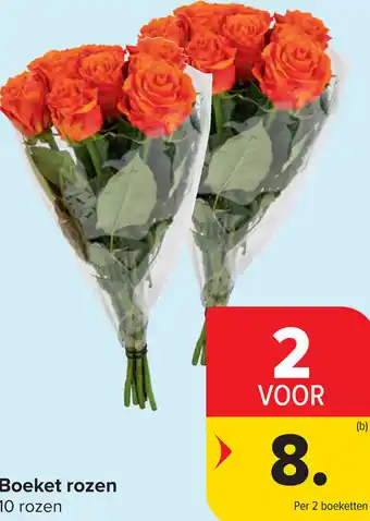 Carrefour Boeket rozen aanbieding