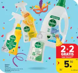 Carrefour Dettol gamma aanbieding