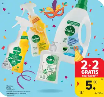 Carrefour Dettol gamma aanbieding