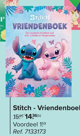 Carrefour Stitch -Vriendenboek aanbieding