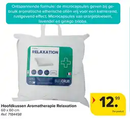 Carrefour Hoofdkussen aromatherapie relaxation aanbieding