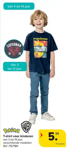 Carrefour T-shirt voor kinderen aanbieding