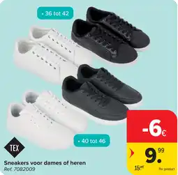 Carrefour Sneakers voor dames of heren aanbieding