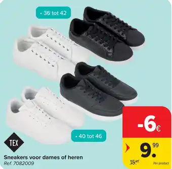 Carrefour Sneakers voor dames of heren aanbieding