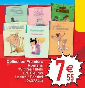 Cora Collection premiers romans aanbieding