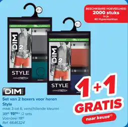 Carrefour Set van 2 boxers voor heren style aanbieding