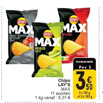 Cora Chips LAY’S aanbieding