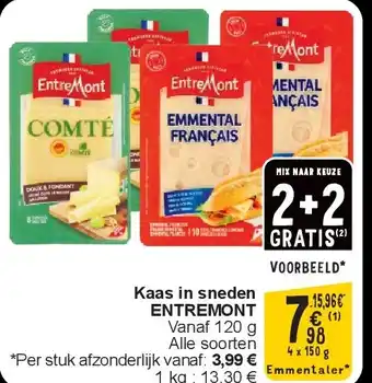 Cora Kaas in sneden ENTREMONT aanbieding