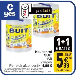 Cora Keukenrol SUIT aanbieding