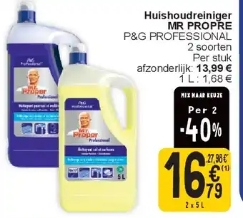 Cora Huishoudreiniger MR PROPRE aanbieding