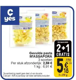 Cora Gevulde pasta M’ASSAPORA aanbieding