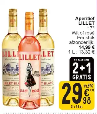 Cora Aperitief LILLET aanbieding