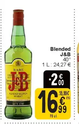 Cora Blended J&B aanbieding