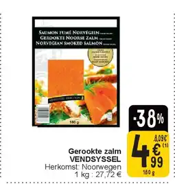 Cora Gerookte zalm VENDSYSSEL aanbieding