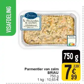 Cora Parmentier van zalm BRIAU aanbieding