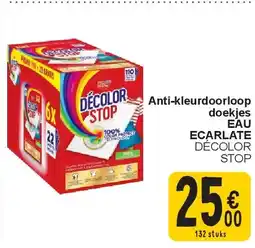 Cora Anti-kleurdoorloop doekjes EAU ECARLATE aanbieding