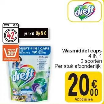 Cora Wasmiddel caps aanbieding