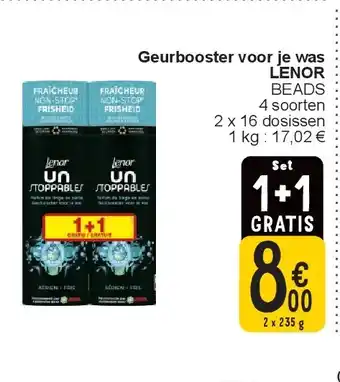 Cora Geurbooster voor je was LENOR aanbieding