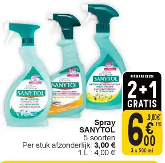 Cora Spray SANYTOL aanbieding