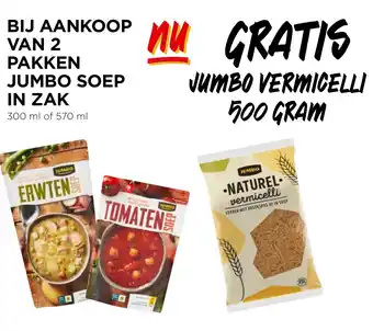 Jumbo Bij aankoop van 2 pakken jumbo soep in zak aanbieding