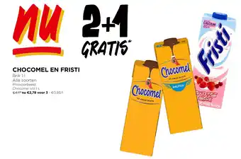 Jumbo Chocomel en fristi aanbieding