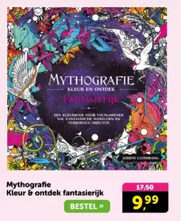 Boekenvoordeel Mythografie Kleur & ontdek fantasierijk aanbieding