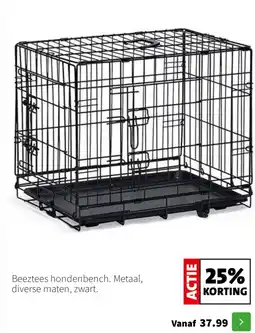 Intratuin Beeztees hondenbench metaal aanbieding